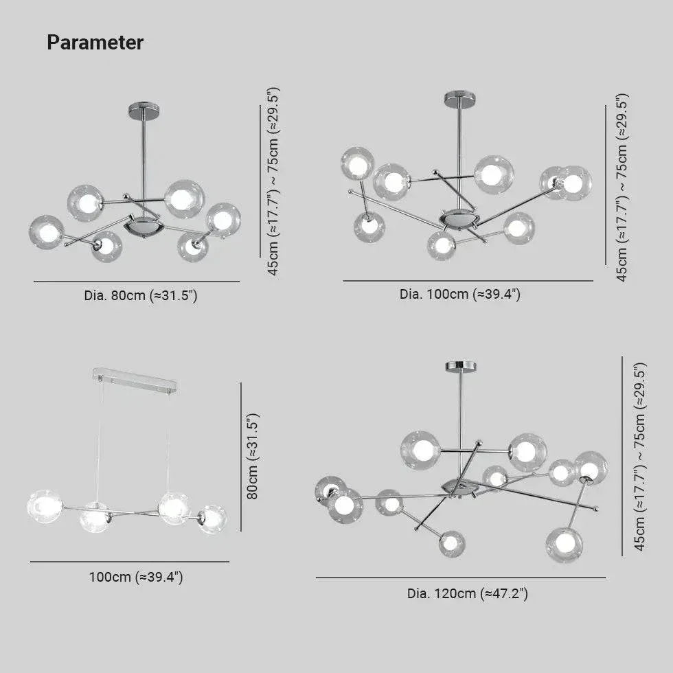 Suspension En Verre Sphérique Poli Pour Restaurant - Clowas.fr