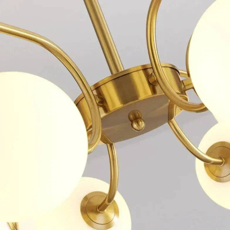 Lustre Salon Blanc Moderne Minimaliste Suspendu - Clowas.fr