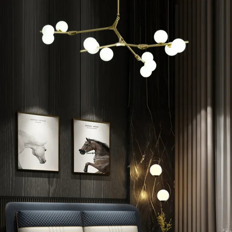 Irregular Branches Bedroom LED Chandelier