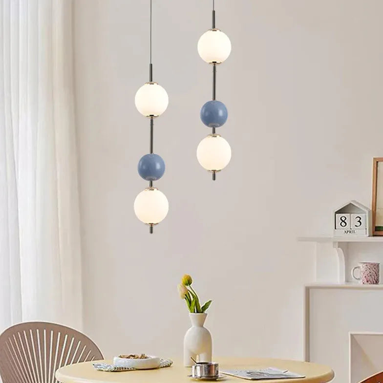 Multi-Sphere Acrylic Glossy Modern Pendant Light