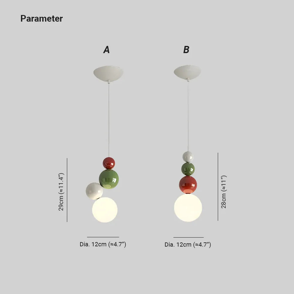 Multi-sphère suspendu artistique moderne