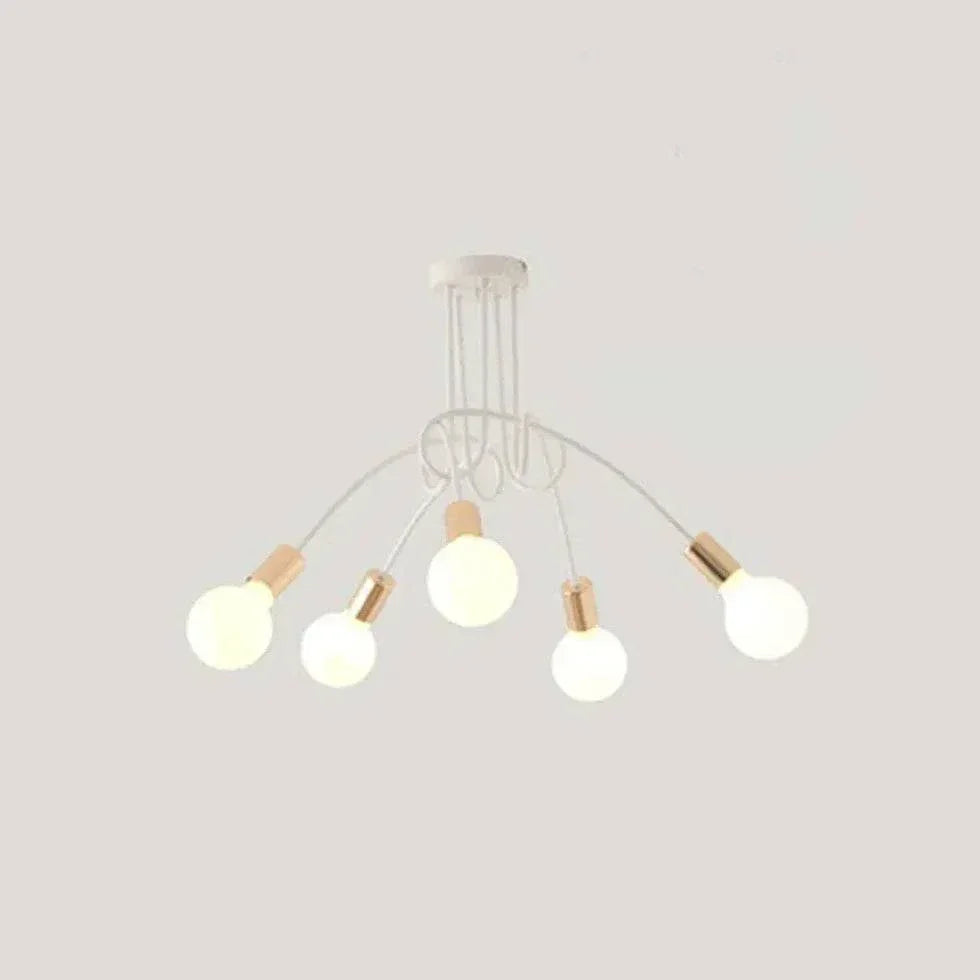 Lampe Blanche Enroulée Avec Plusieurs Sphères - Clowas.fr