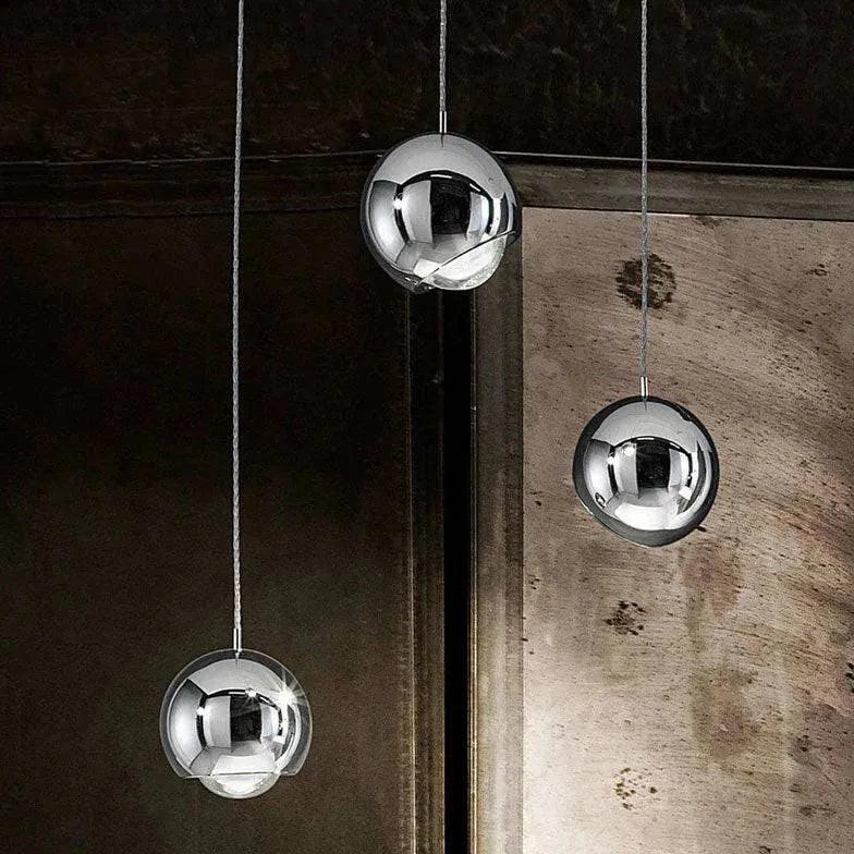 Lustre Boule Doré Créatif Design Moderne - Clowas.fr