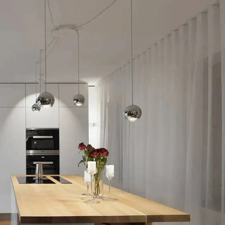 Lustre Boule Doré Créatif Design Moderne - Clowas.fr