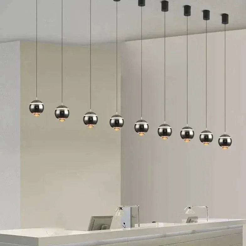 Lustre De Chevet Sphérique Multicolore En Métal - Clowas.fr