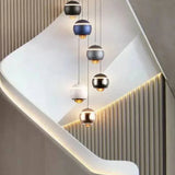 Lustre De Chevet Sphérique Multicolore En Métal - Clowas.fr