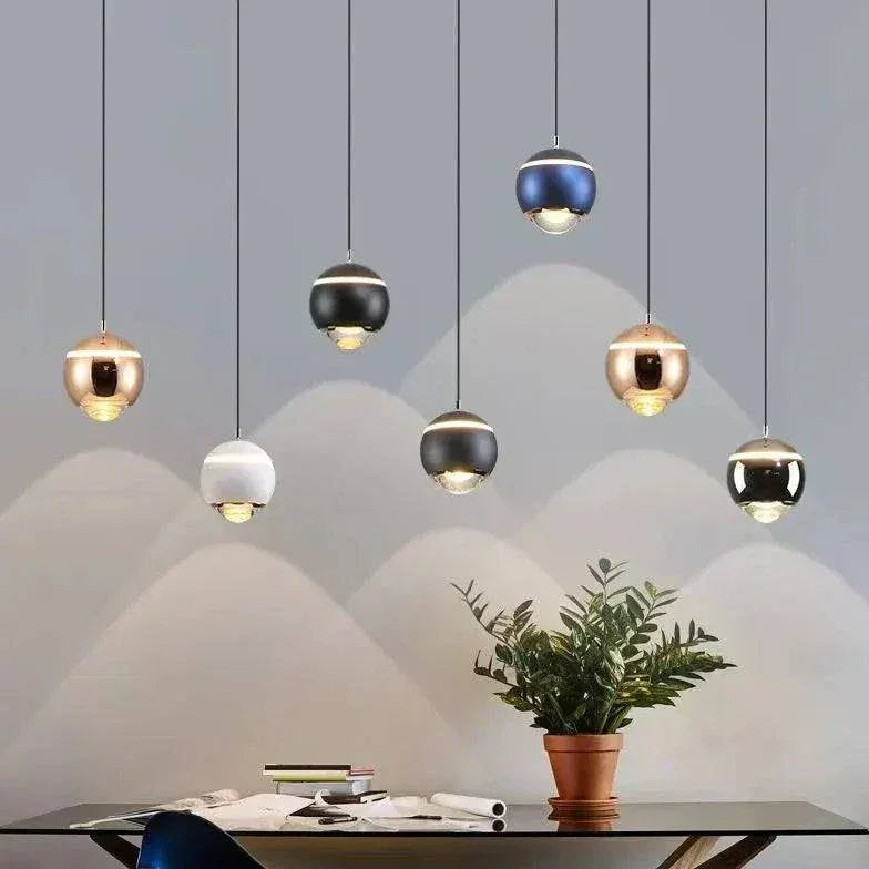 Lustre De Chevet Sphérique Multicolore En Métal - Clowas.fr