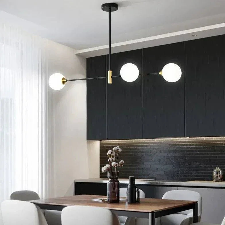 Lustre En Verre Créatif Pour Cuisine Industrielle - Clowas.fr