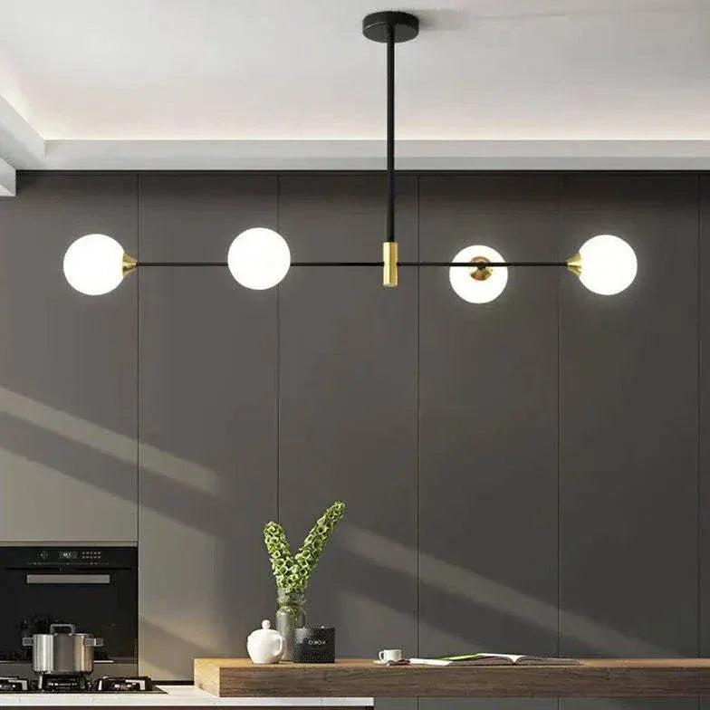 Lustre En Verre Créatif Pour Cuisine Industrielle - Clowas.fr