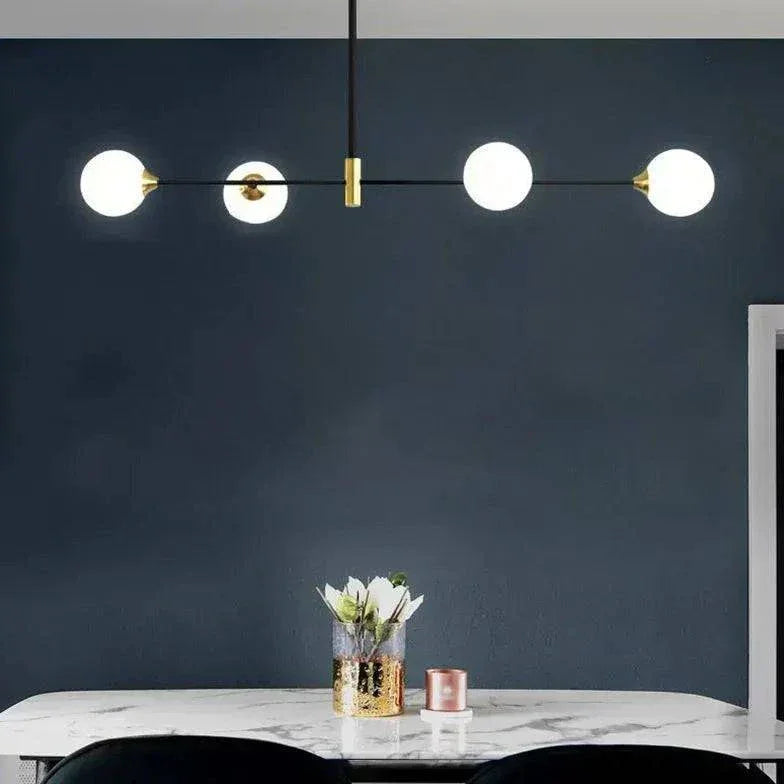 Lustre En Verre Créatif Pour Cuisine Industrielle - Clowas.fr