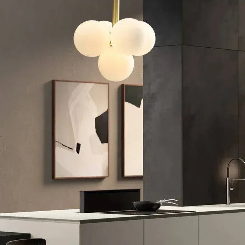 Lustre Opale Au Design Créatif Moderne - Clowas.fr