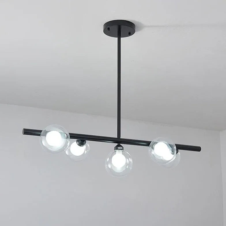 Suspension led design moderne créative dorée