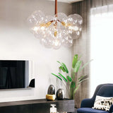 Transparent Glass Bubble Artistic Chandelier