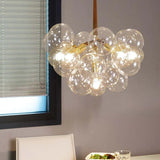 Transparent Glass Bubble Artistic Chandelier