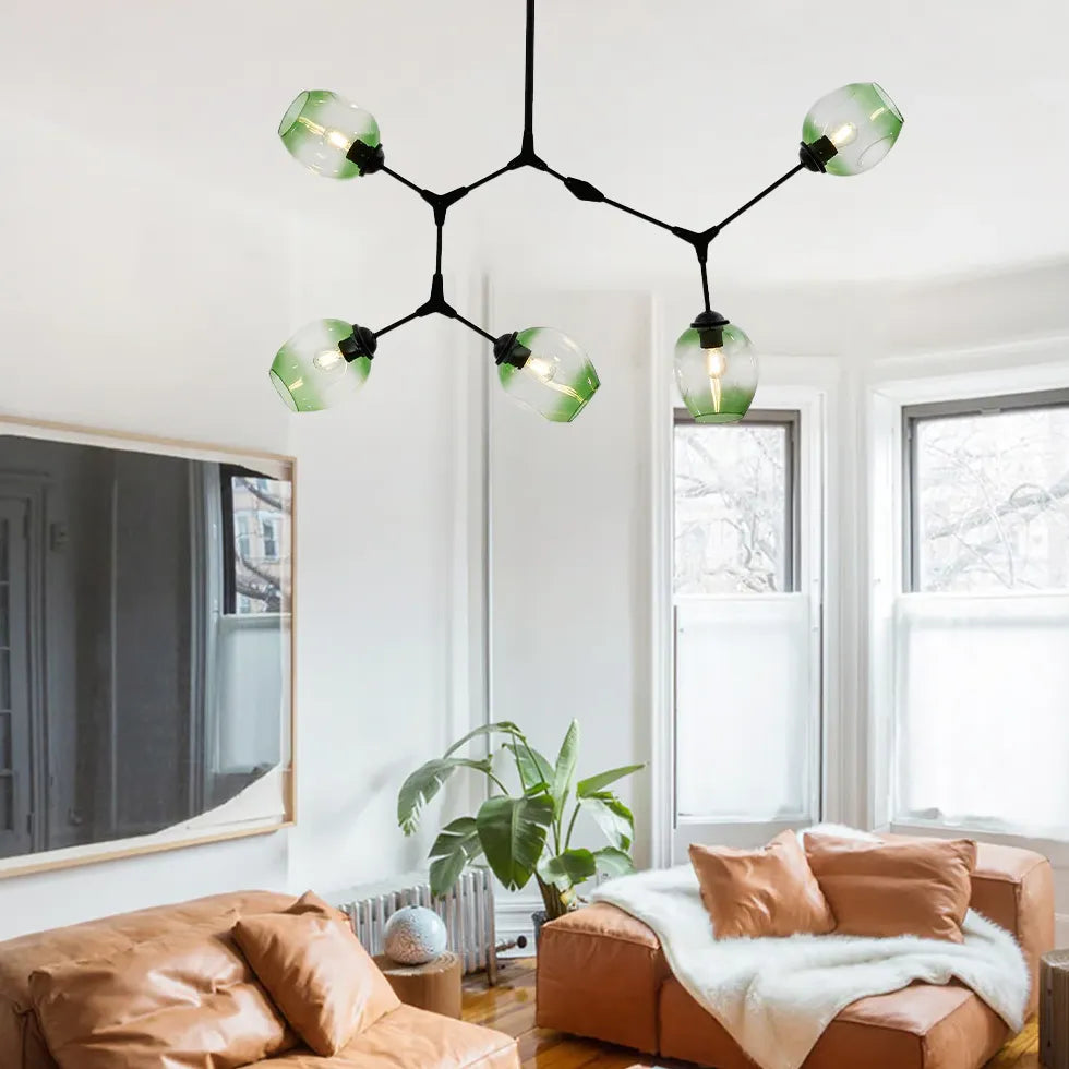 Transparent Glass Ball Modern Minimalist Chandelier