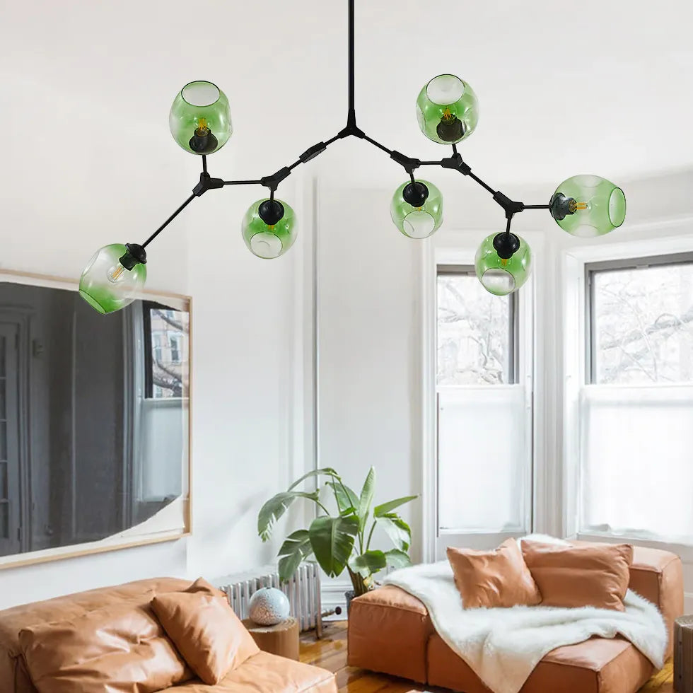 Transparent Glass Ball Modern Minimalist Chandelier