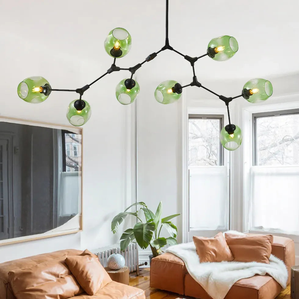 Transparent Glass Ball Modern Minimalist Chandelier