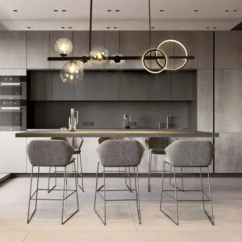 Suspension À Plusieurs Sphères En Verre Rond - Clowas.fr