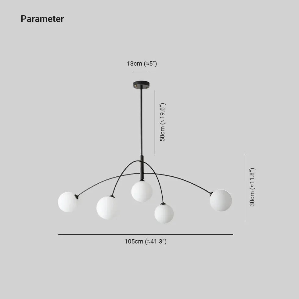 Le lustre moderne en verre créatif