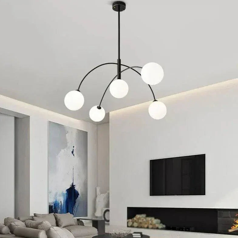 Le Lustre Moderne En Verre Créatif - Clowas.fr