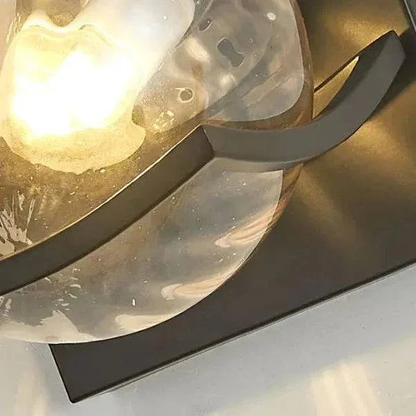 Luminaire Globe Mural Lampe Moderne Ondulée - Clowas.fr
