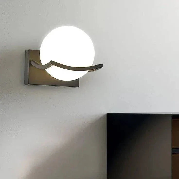 Luminaire Globe Mural Lampe Moderne Ondulée - Clowas.fr
