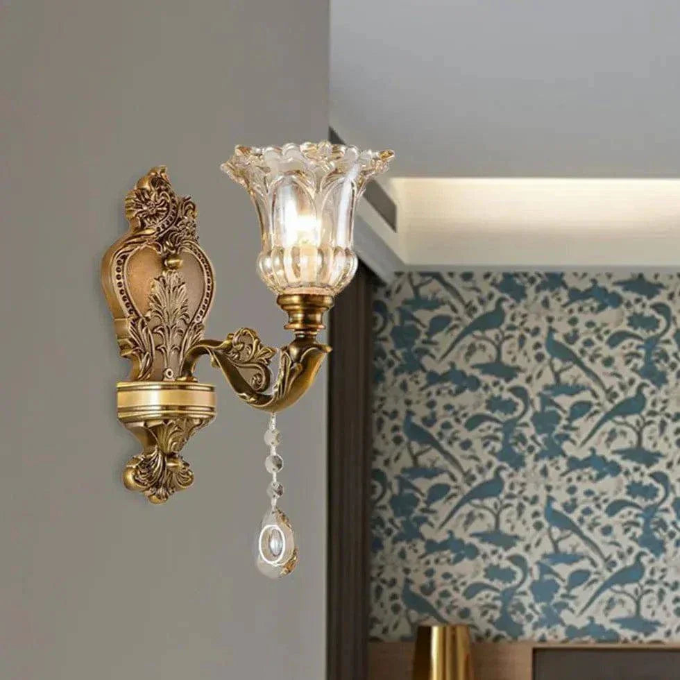 Applique Vintage En Verre De Cristal - Clowas.fr