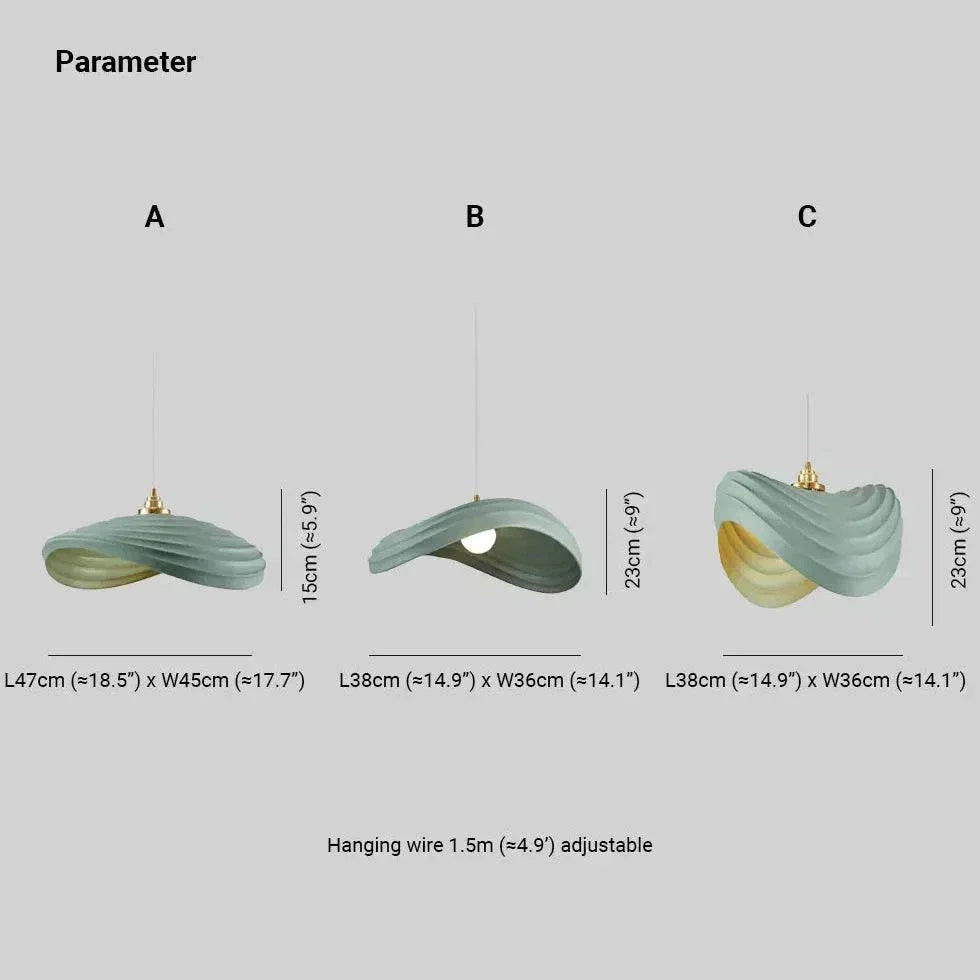 Suspension De Salle À Manger Blanche Ondulée Élégante - Clowas.fr
