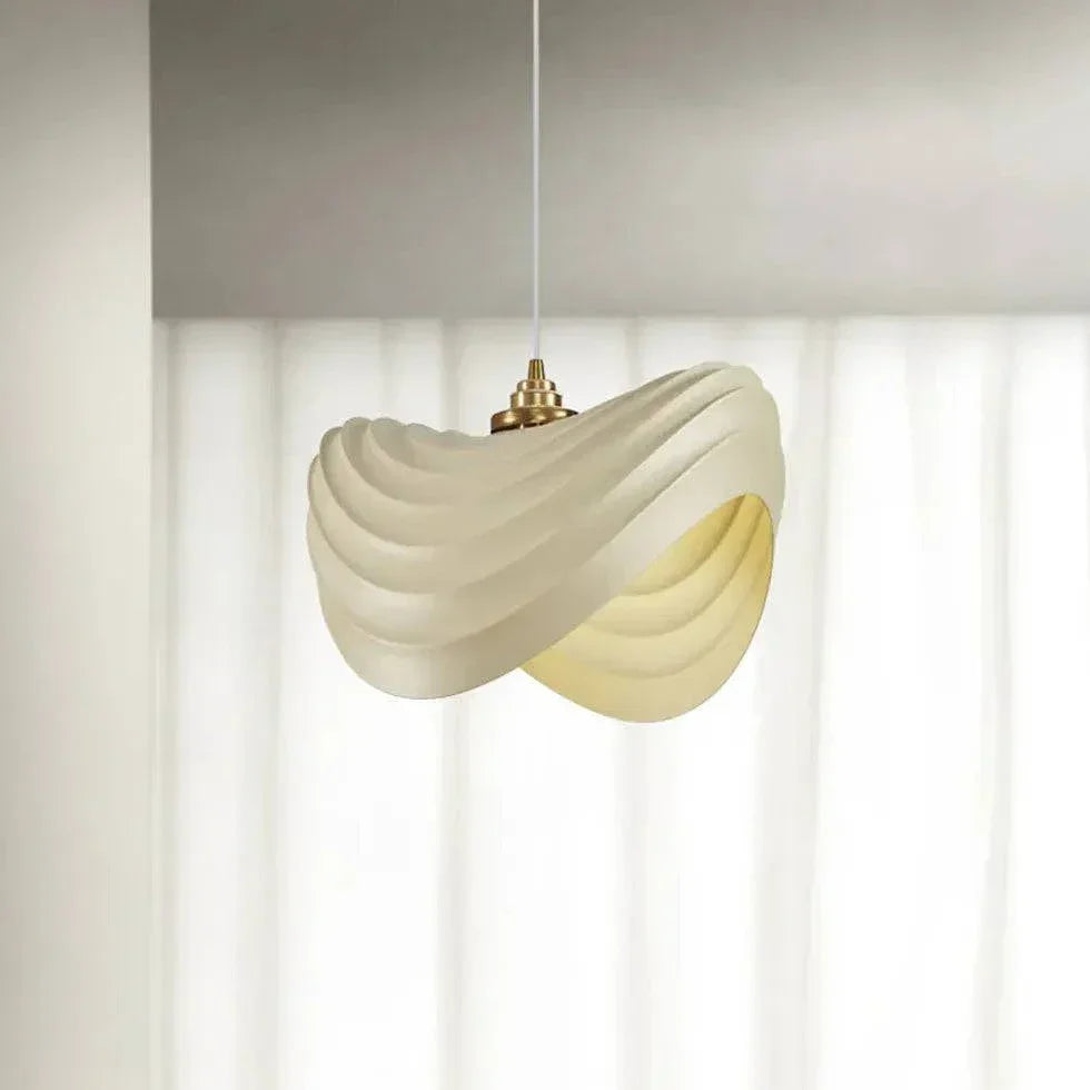 Suspension De Salle À Manger Blanche Ondulée Élégante - Clowas.fr