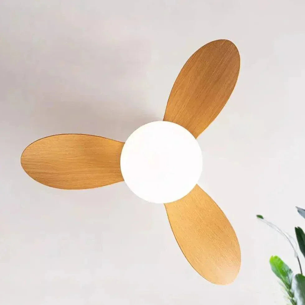 Ventilateur De Plafond Acrylique Éclairé À Trois Pales - Clowas.fr