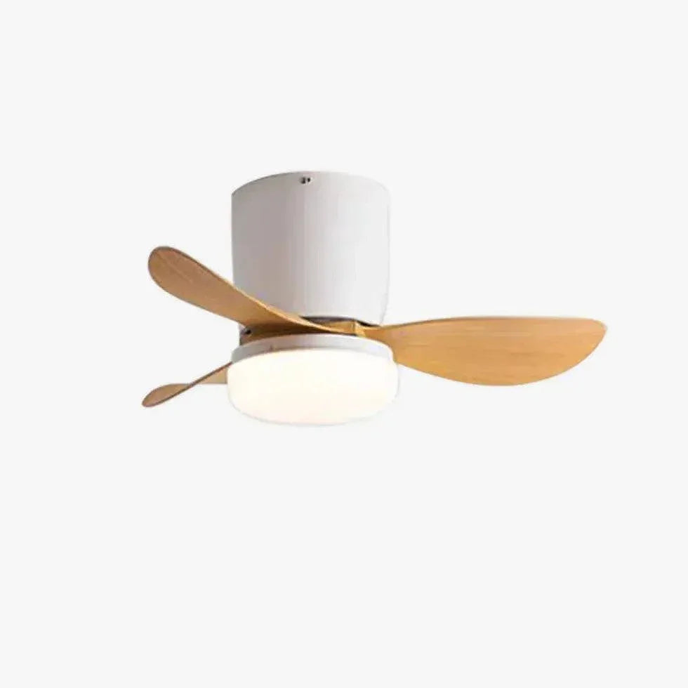 Ventilateur De Plafond Acrylique Éclairé À Trois Pales - Clowas.fr