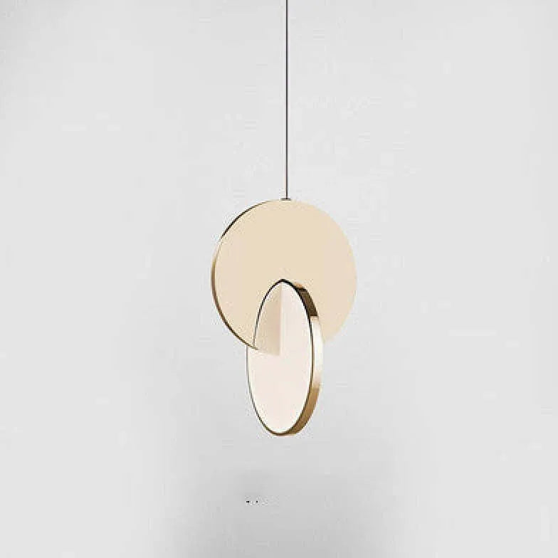 Lustre rond au design simple et moderne