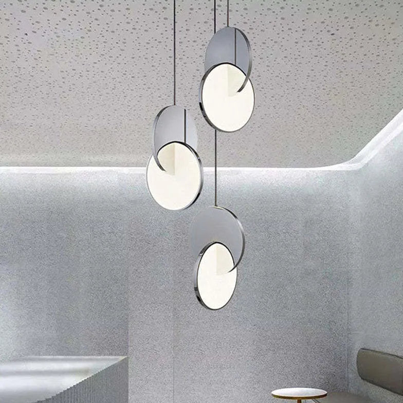 Lustre rond au design simple et moderne