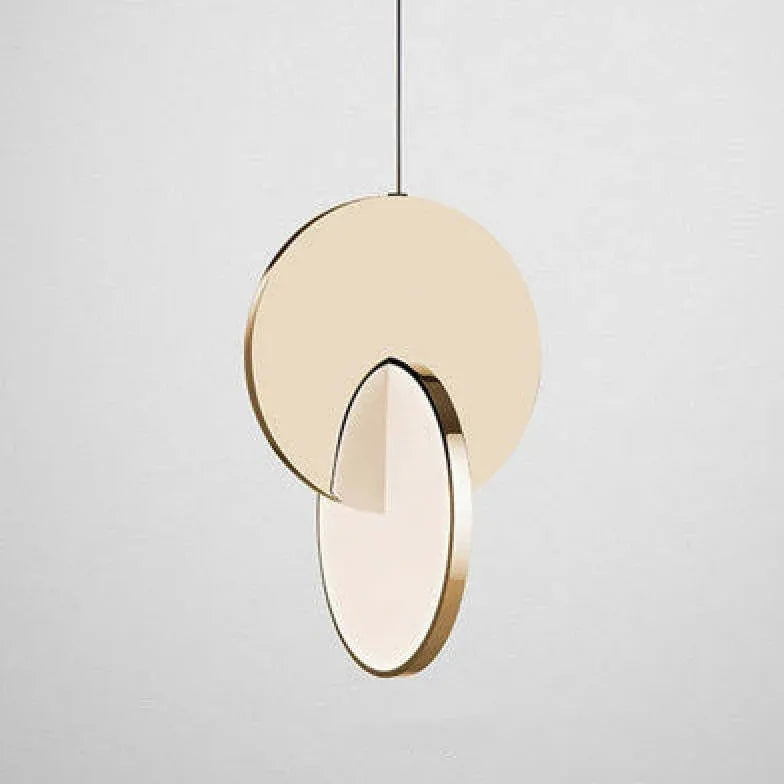 Lustre rond au design simple et moderne