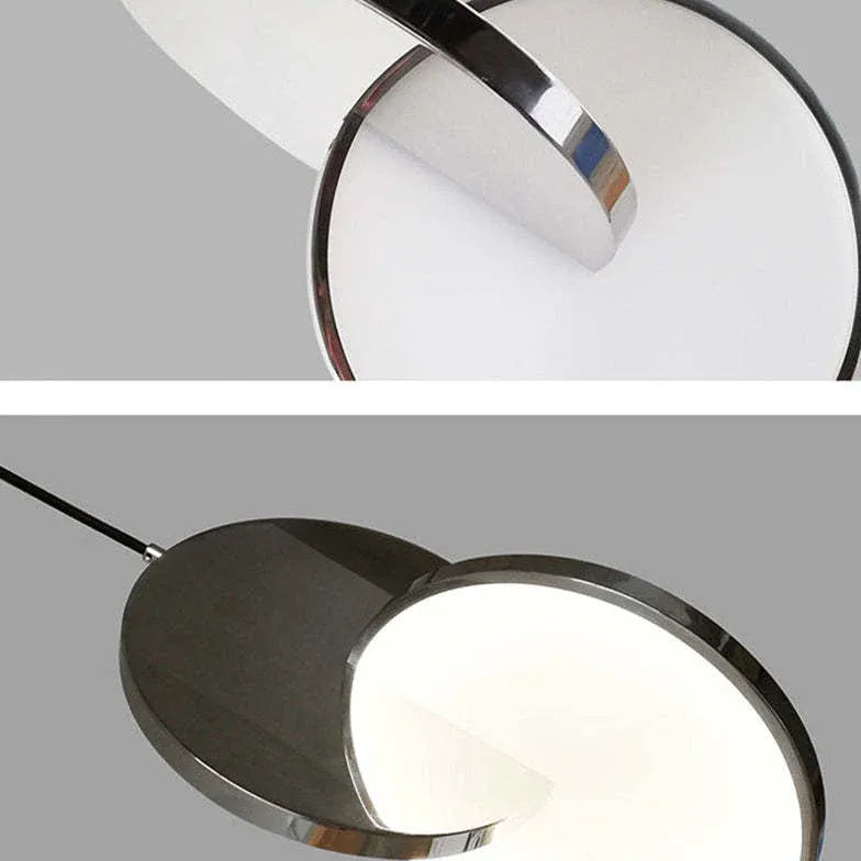 Lustre rond au design simple et moderne