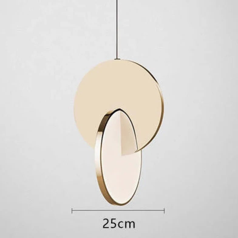 Lustre rond au design simple et moderne