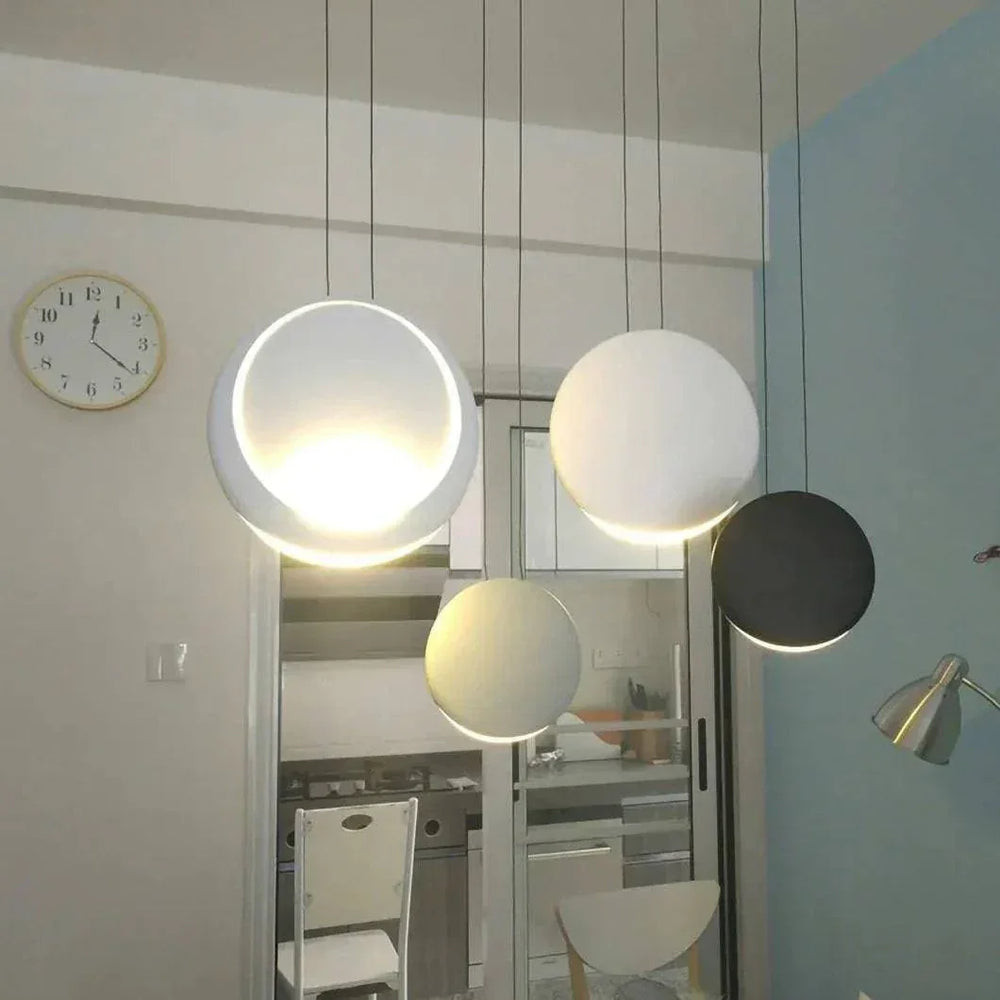 Lampe Suspendue Boule Blanche Créative Moderne - Clowas.fr